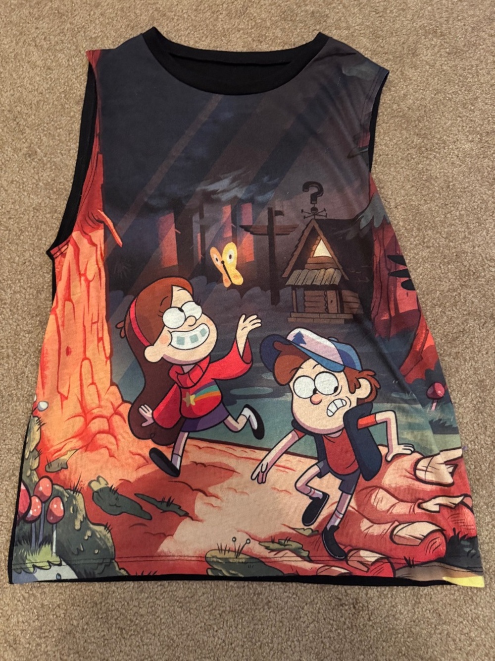 Gravity Falls “Just West of Weird” Hot Topic tank top